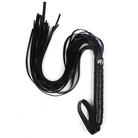 Látigo rígido con flecos largos