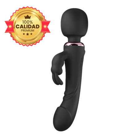 Consolador vibrador de triple estimulación